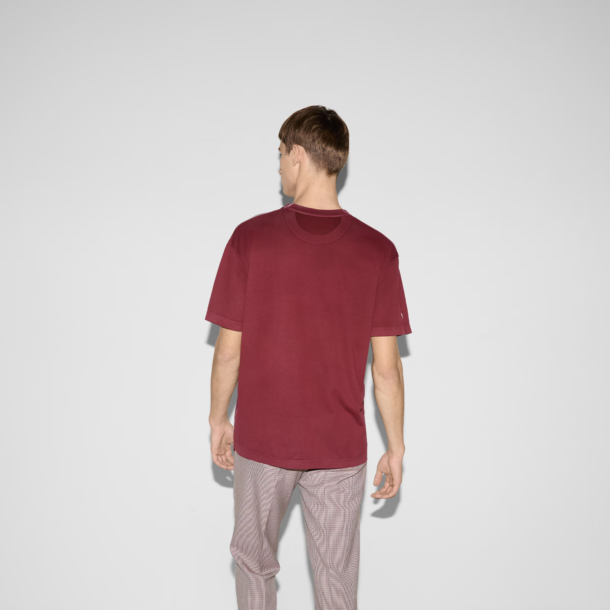 プリント コットンジャージー Tシャツ