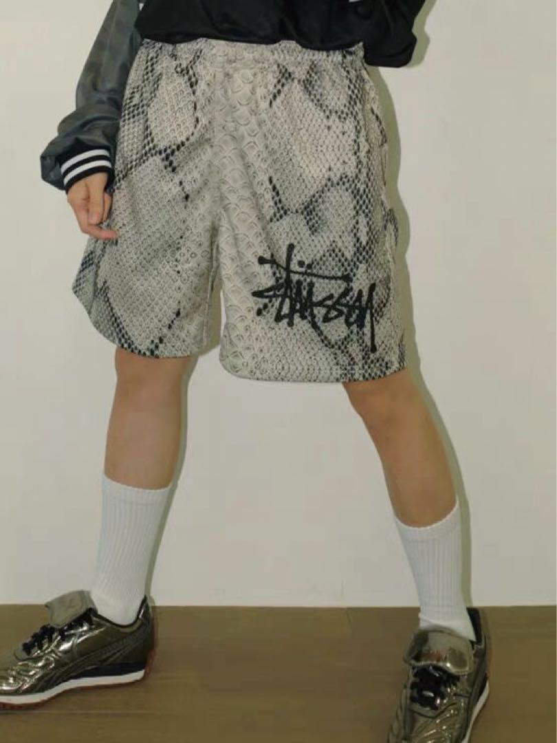 STUSSY MESH SHORT BASIC SNAKE ショートパンツ M - メルカリ
