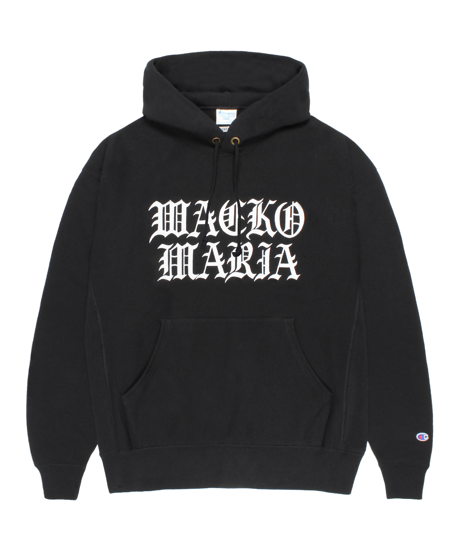 Champion / REVERSE WEAVE HOODED SWEAT SHIRT-6949-BLACK