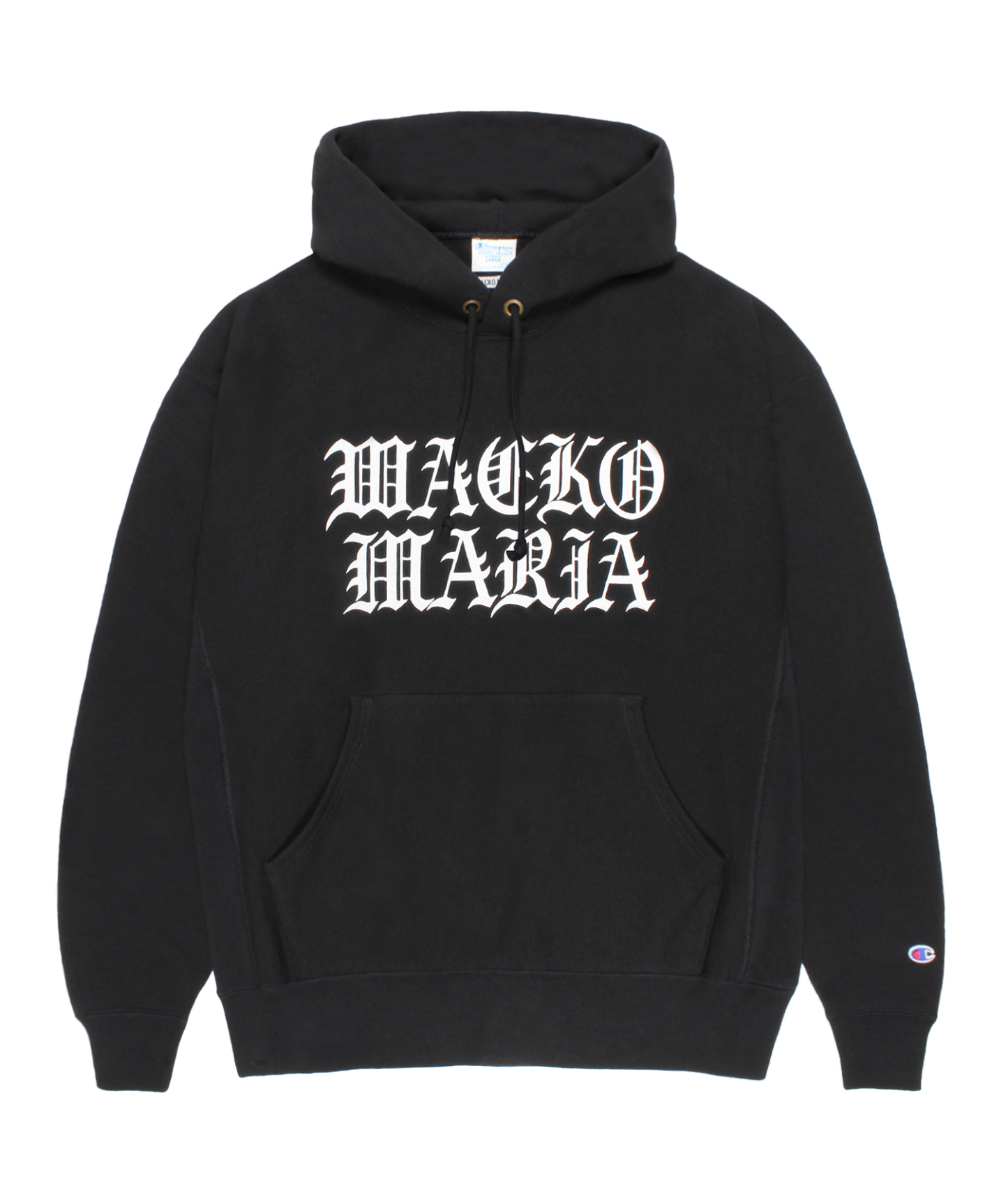 Champion / REVERSE WEAVE HOODED SWEAT SHIRT-6949-BLACK