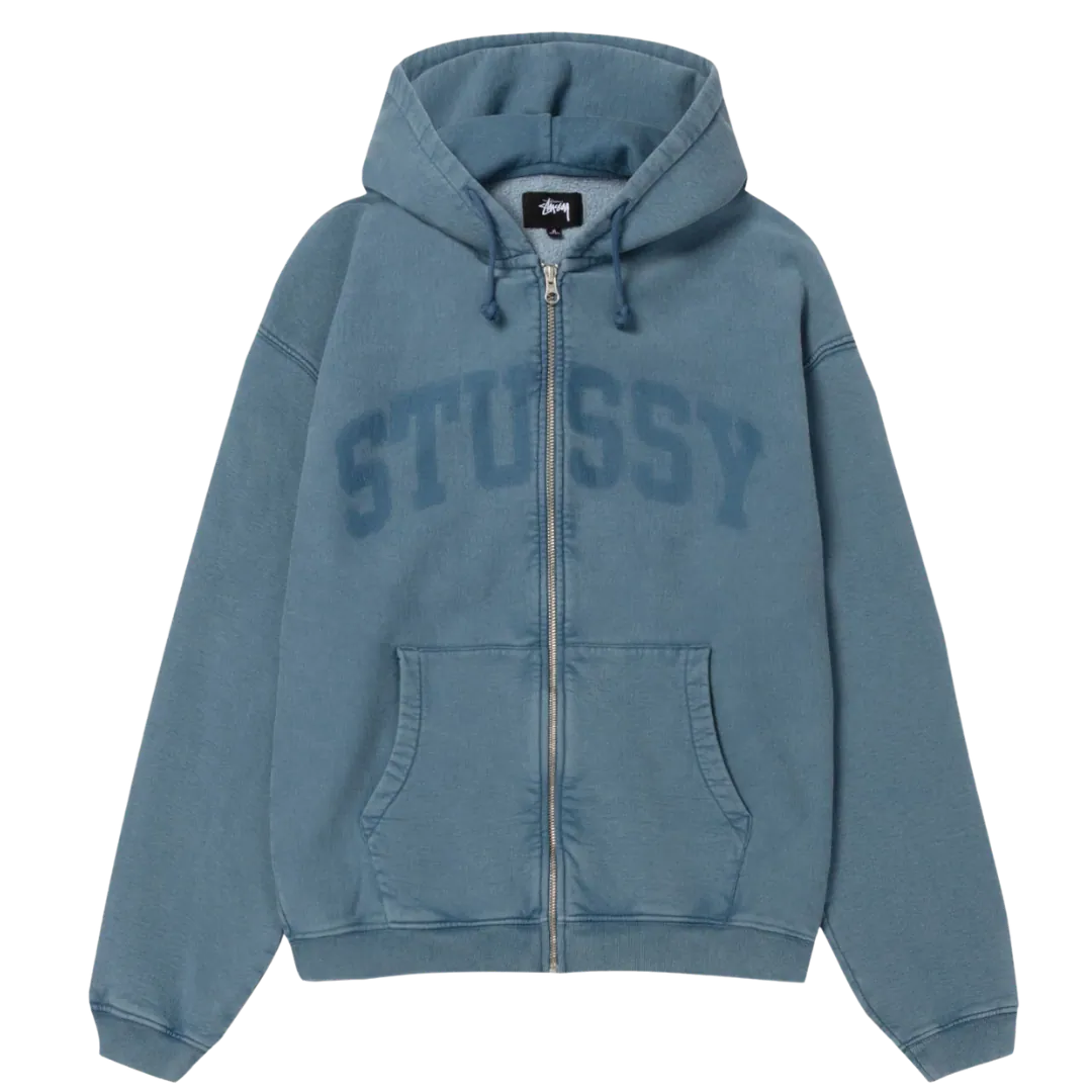 Stussy 25FW FADED GRAPHIC ZIP HOODIE