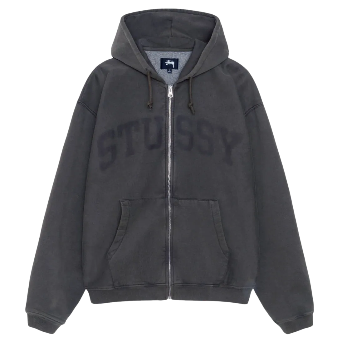 Stussy 25FW STOCK LINK PIG DYED ZIP HOODIE