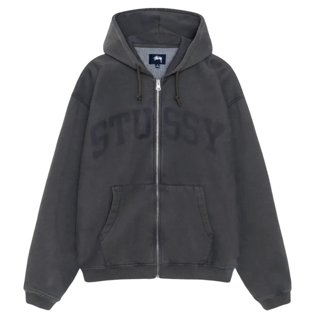 Stussy 25FW STOCK LINK PIG DYED ZIP HOODIE
