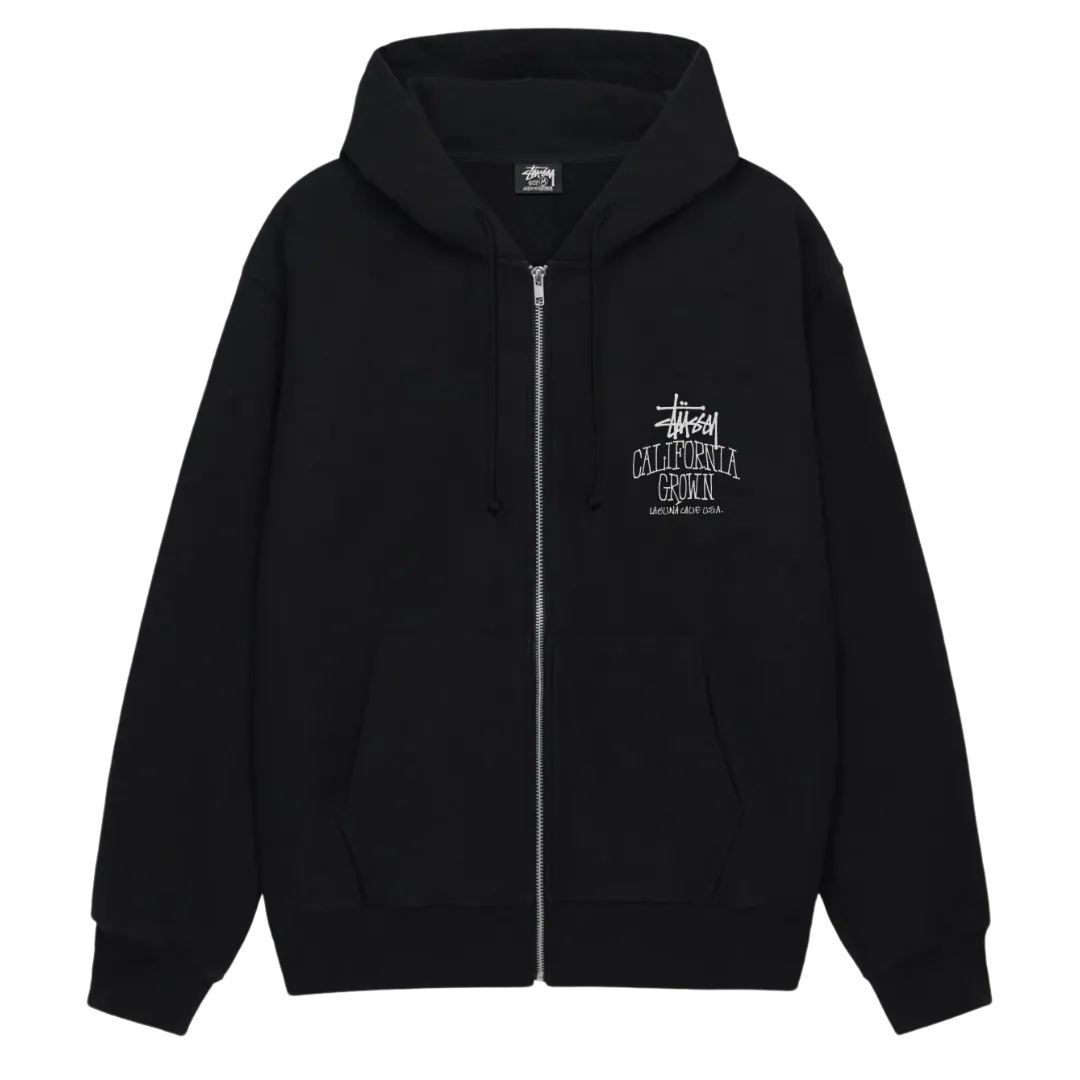 Stussy 25FW CALI GROWN ZIP HOODIE
