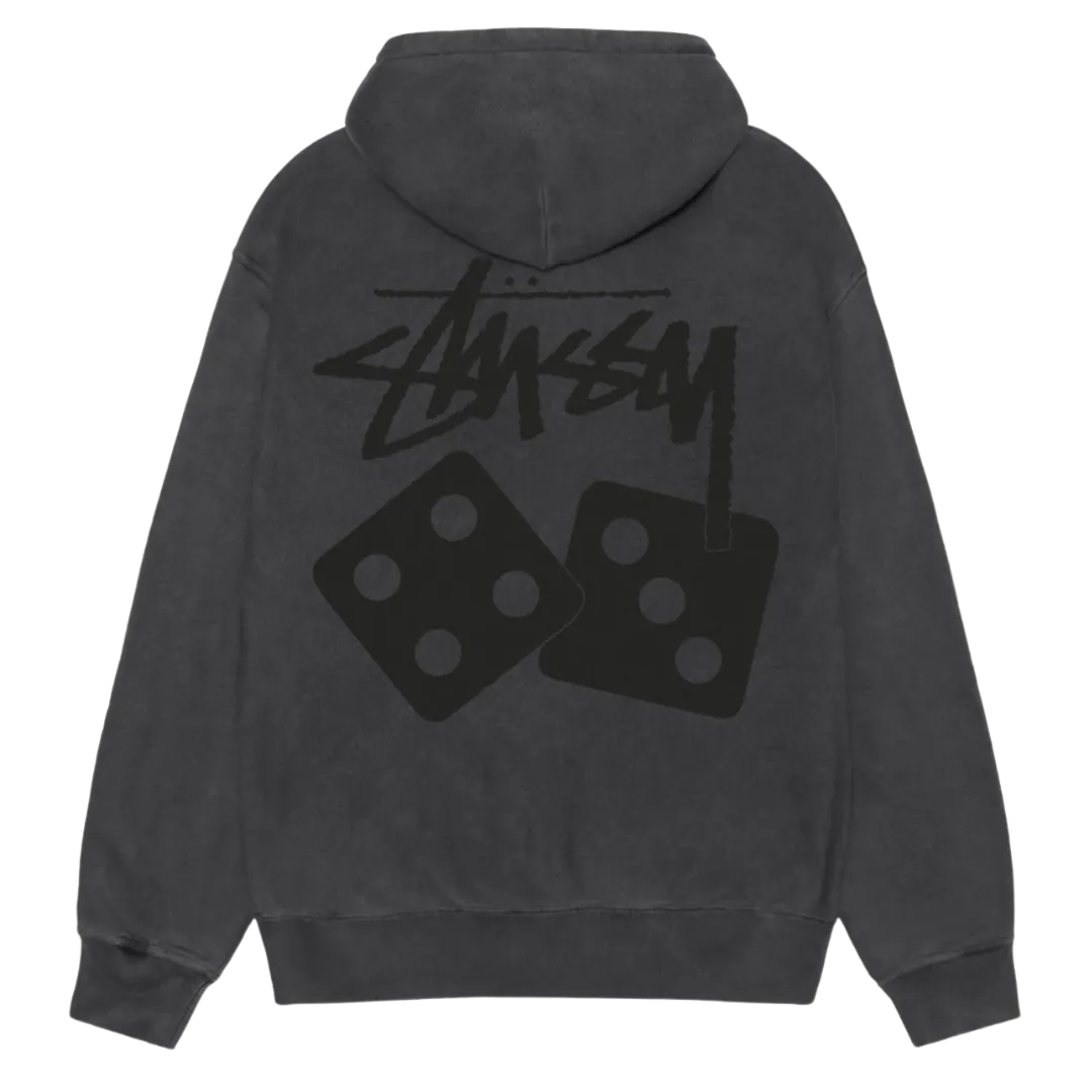 Stussy 25FW DICE ZIP HOODIE PIGMENT DYED
