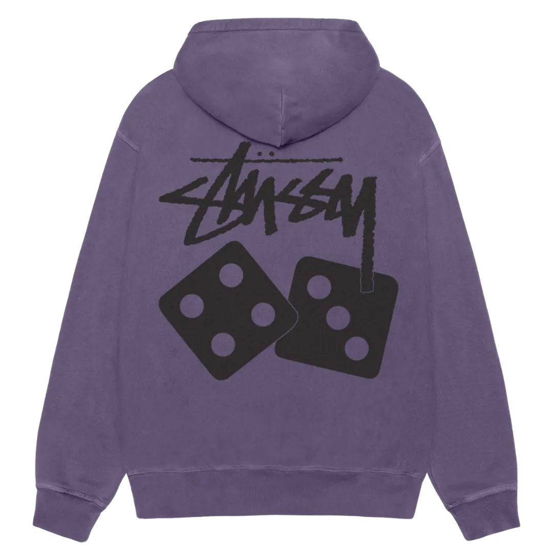 Stussy 25FW DICE ZIP HOODIE PIGMENT DYED