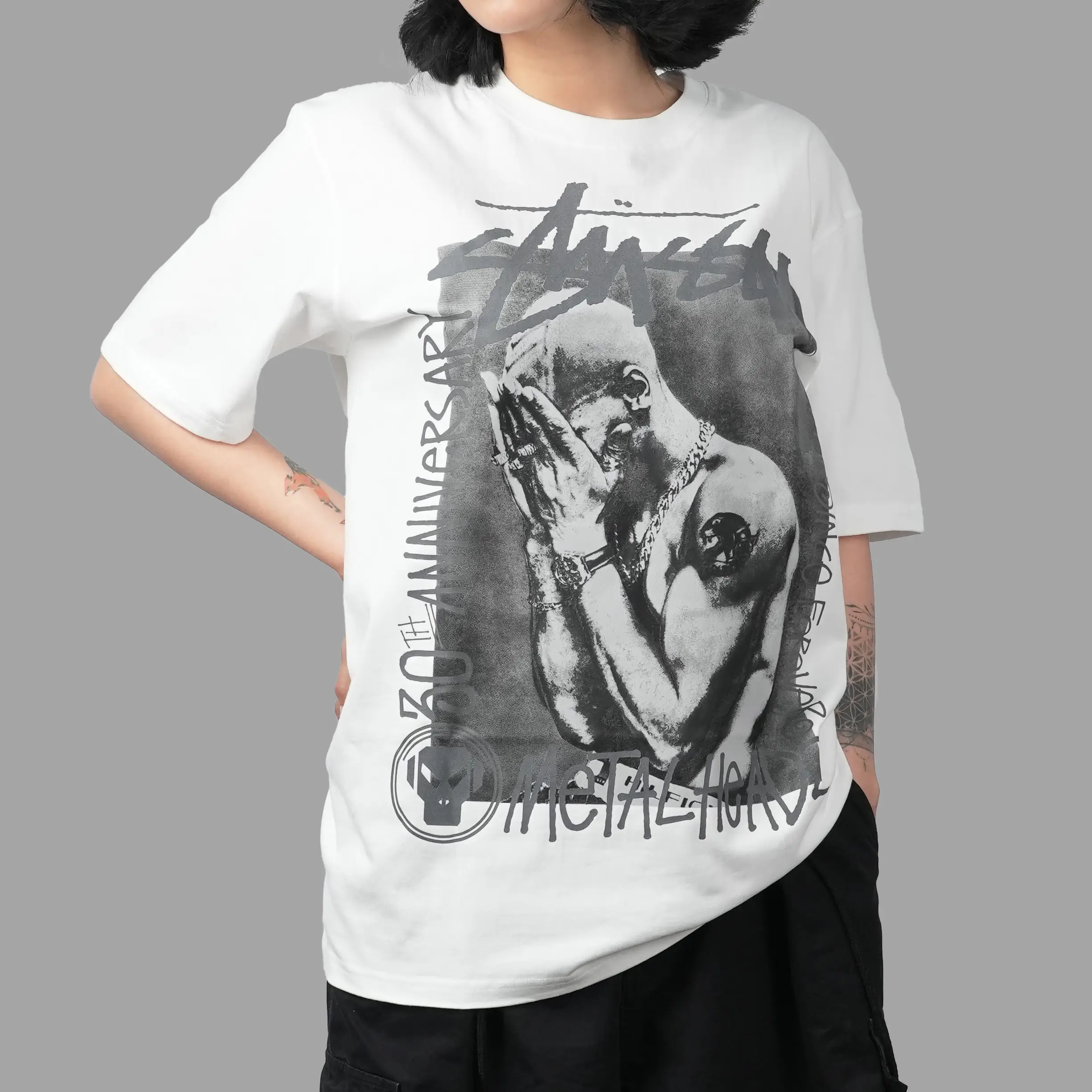 Stussy Metalheadz 30 Th White Tee | Senikersku