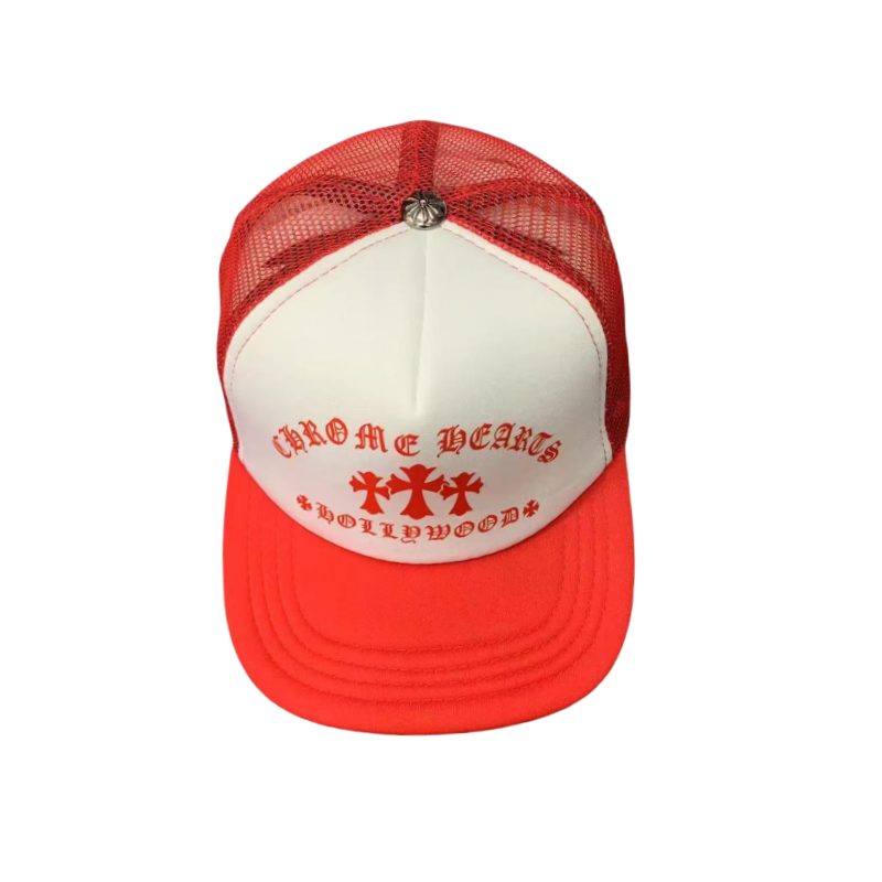 Chrome Hearts Hollywood Cross "King Taco" Trucker Cap