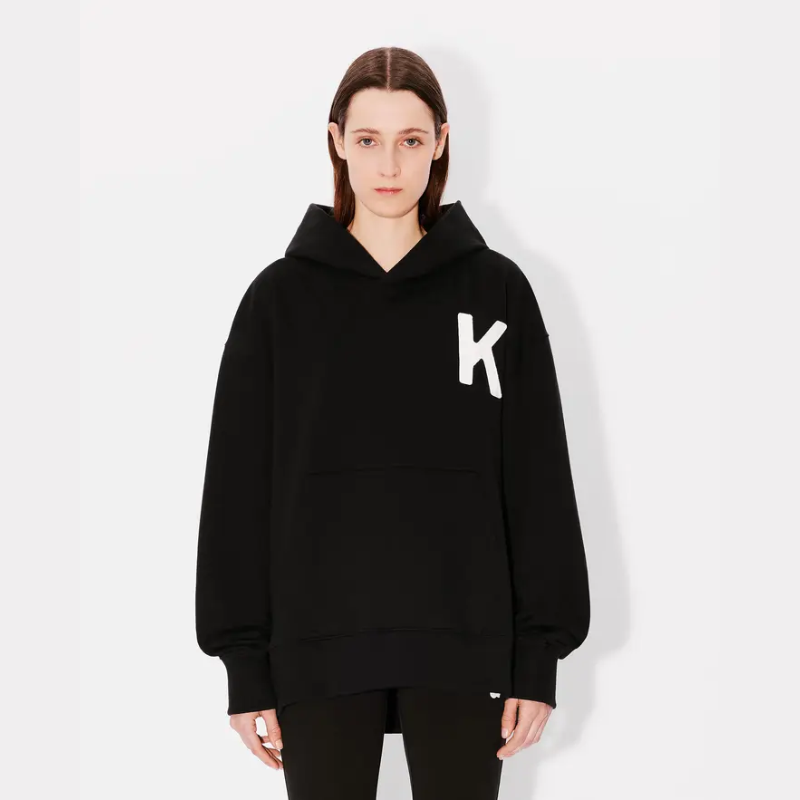 「ラッキータイガー」ジェンダーレスなオーバーサイズ刺繍パーカー