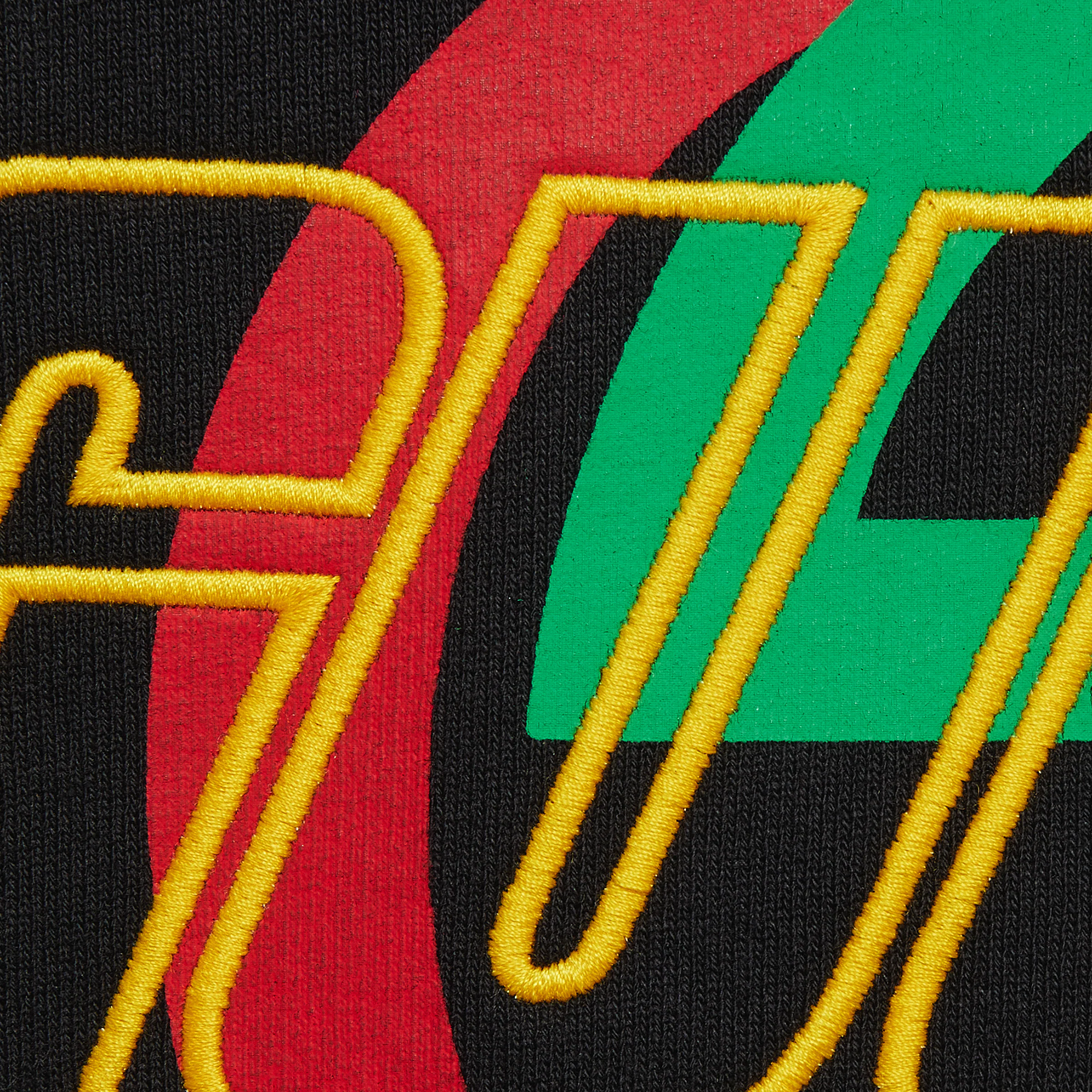 エンブロイダリー入り コットンジャージー スウェットシャツ