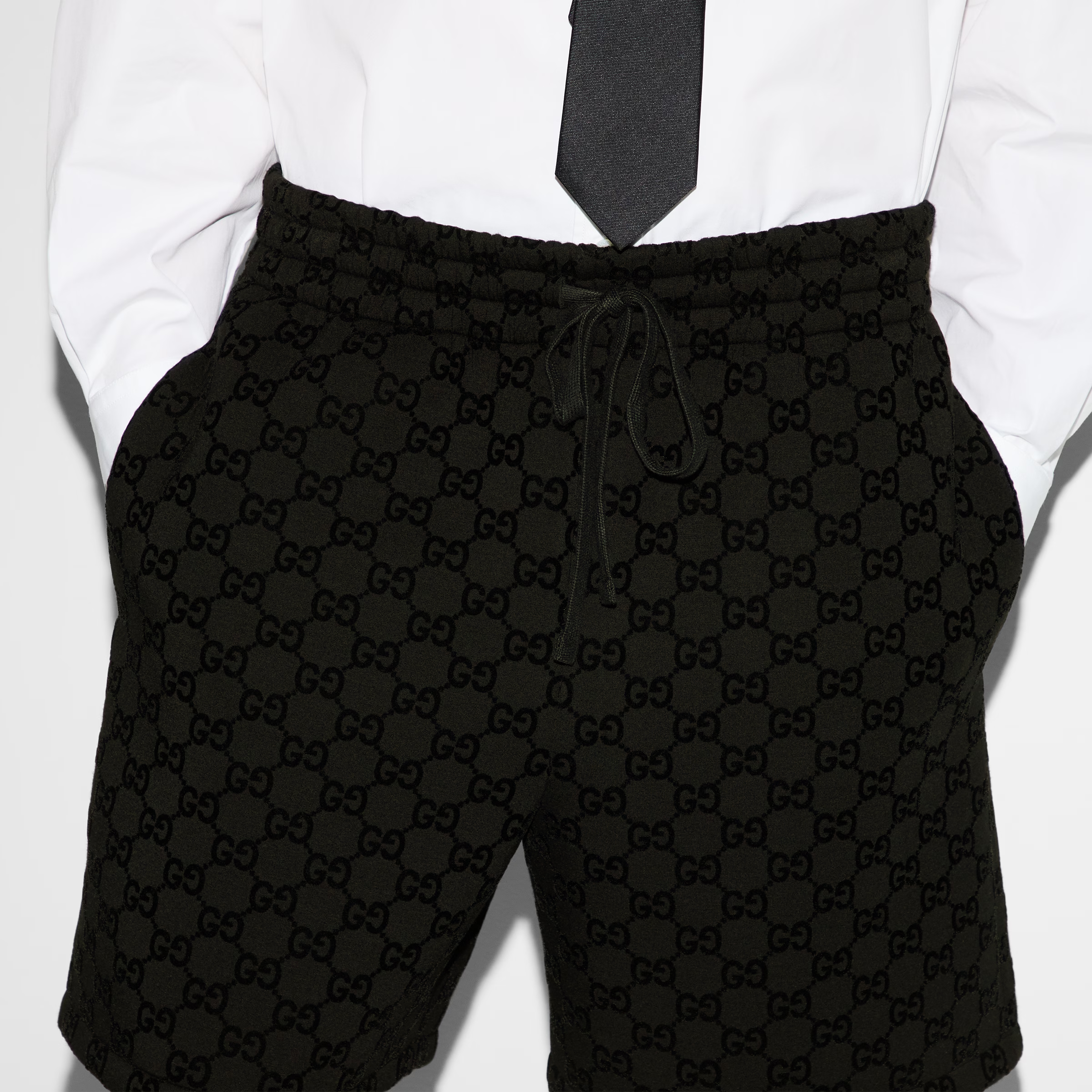 プリント ジャージー バスケットボール ショートパンツ