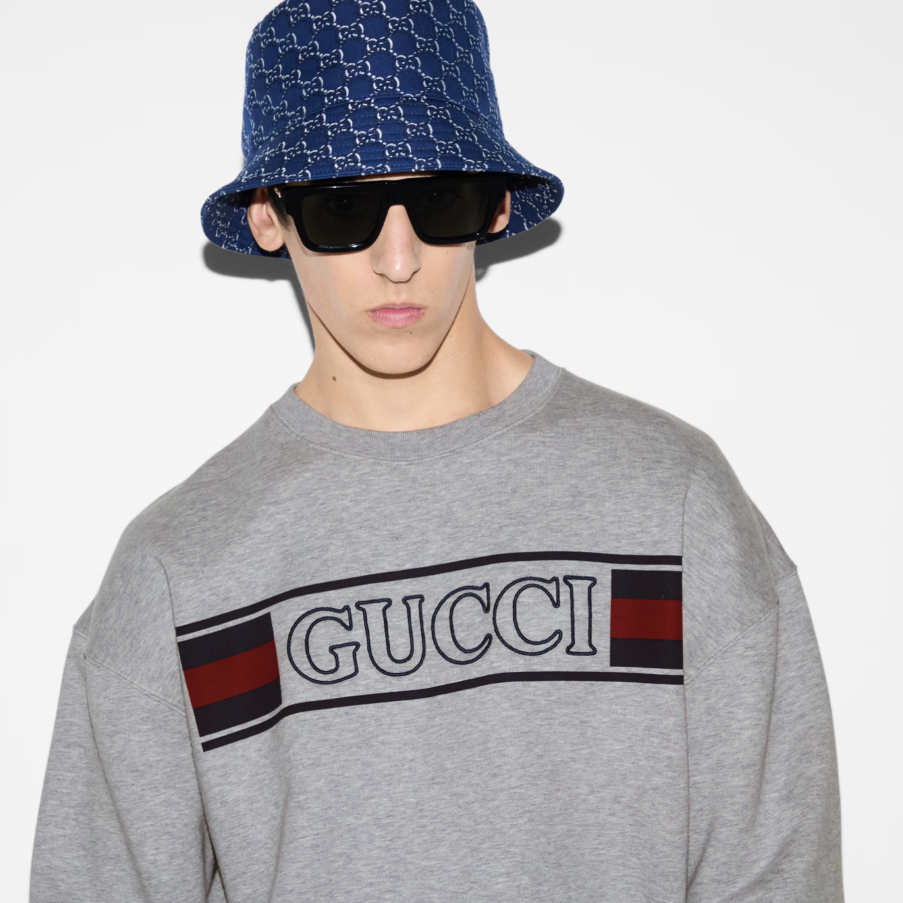 エンブロイダリー コットンジャージー スウェットシャツ