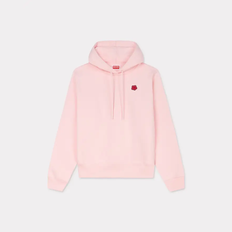 「ボケフラワー」刺繍パーカー