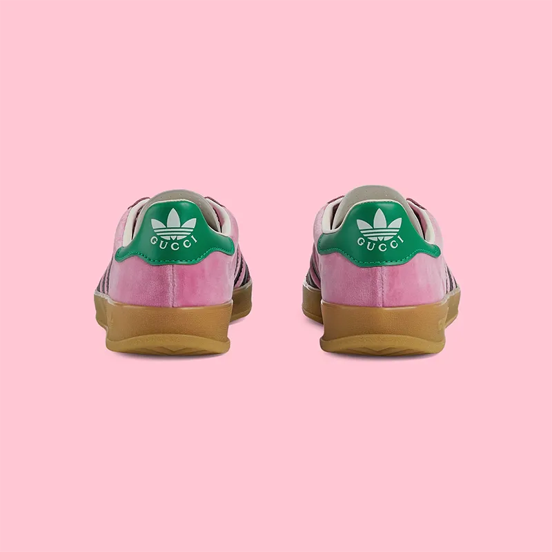 【GUCCI】× ADIDASコラボ Gazelle スニーカー(ピンク)商品番号: sku1718966598980
