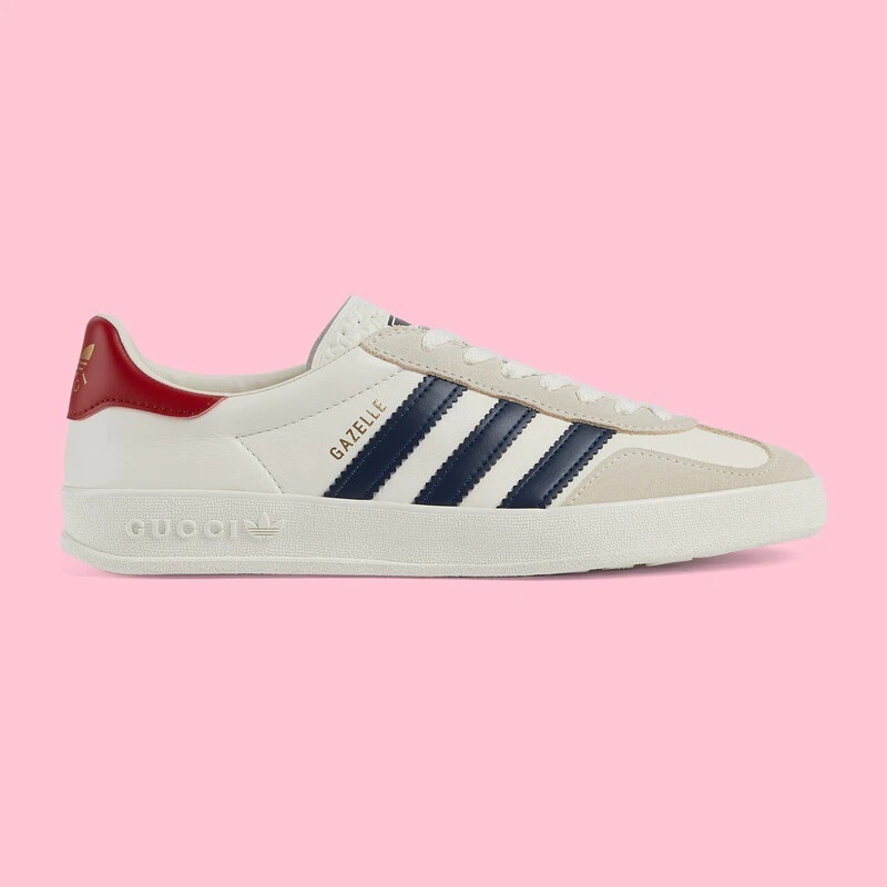 【GUCCI】× ADIDASコラボ Gazelle スニーカー(白)商品番号: sku1718966554336