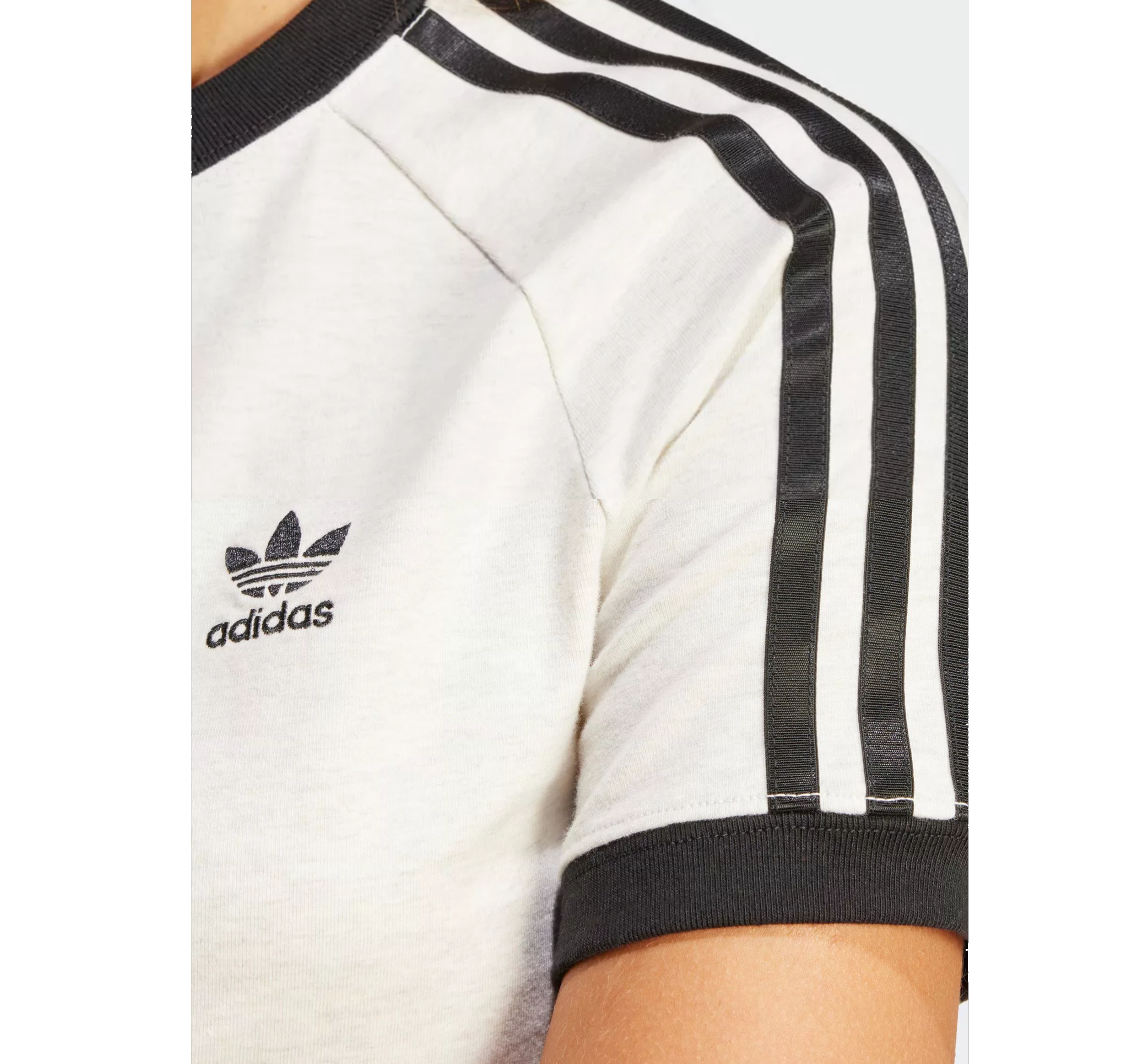 Three Stripe Crew Neck T-Shirt by adidas Originals