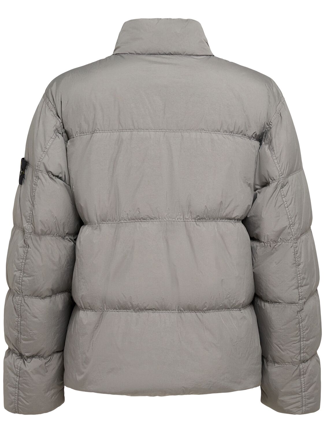 Stone Islandライトグレーナイロンダウンボンバージャケット☆国内配送☆50%オフ☆