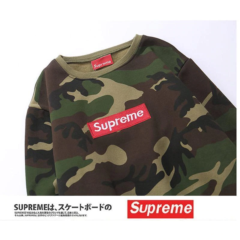 Supreme (シュプリーム) 15FW ボックスロゴ クルーネック スウェットシャツ(Box Logo Crewneck Sweatshirt) 迷彩