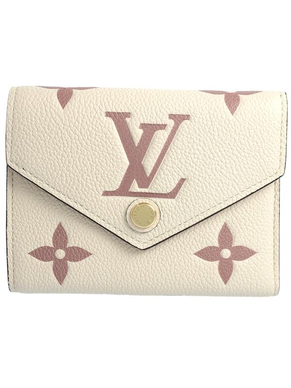 ルイヴィトン『モノグラム アンプラント ポルトフォイユ ヴィクトリーヌ』M80086 レディース 三つ折り短財布