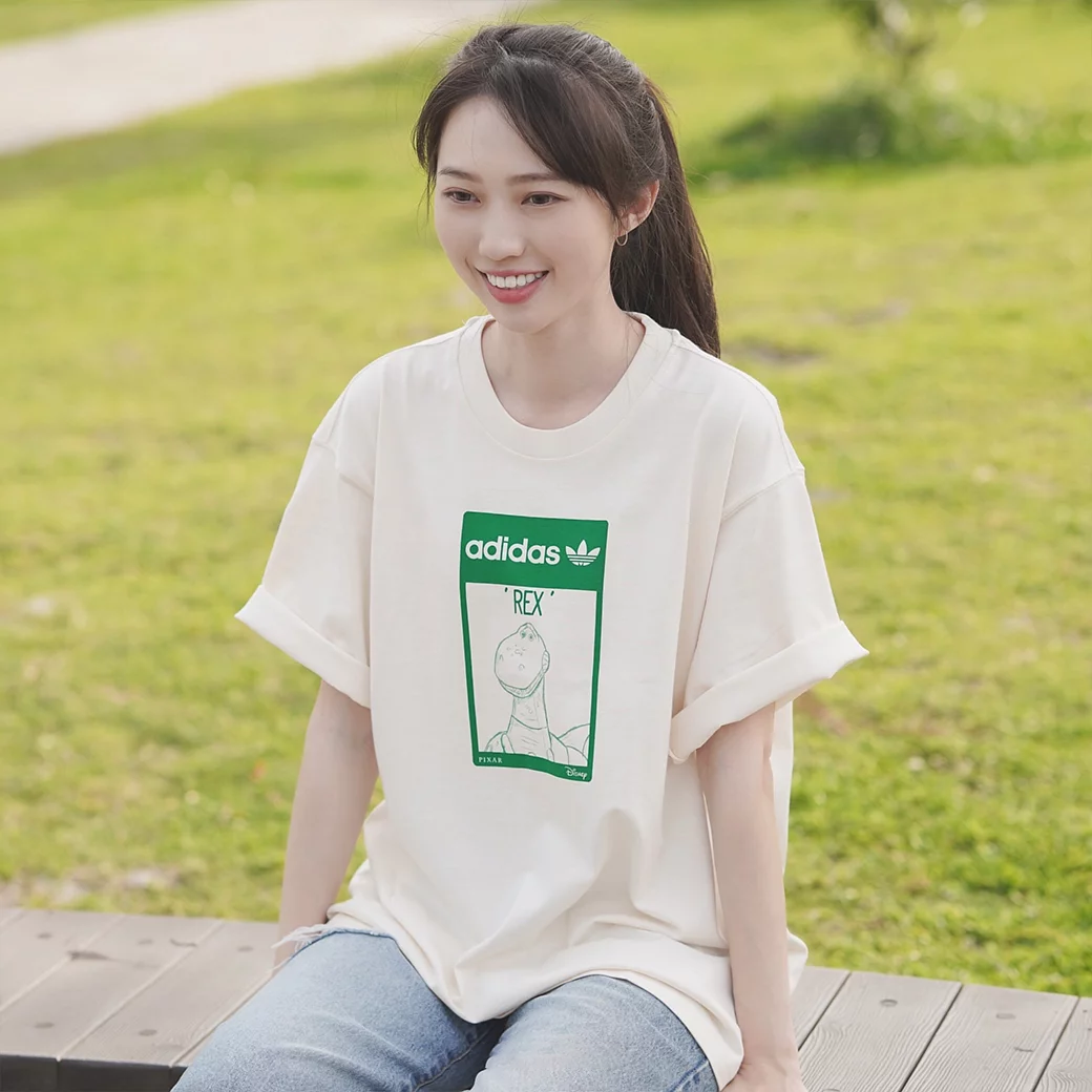 ADIDAS×DISNEY ディズニー連名 半袖 Hugable Dragon Tシャツ