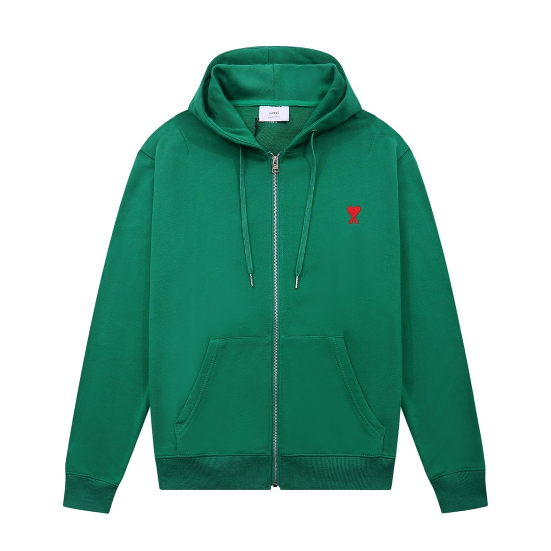 AMI PARIS  アミ パリス ハートロゴ フーディー パーカー