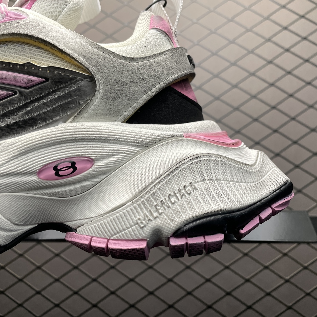 Balenciaga WMNS Cargo Sneaker Grey/White/Pink(785756W2MV11950)