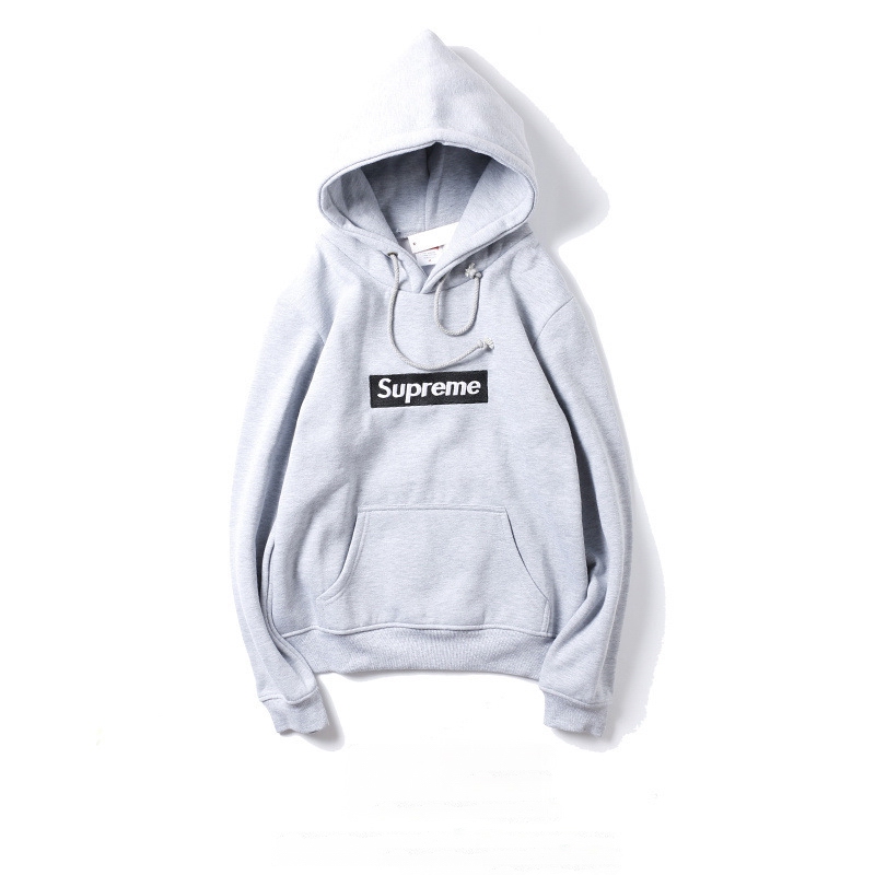 Supreme Box Logo Embroidery フーデッド パーカー