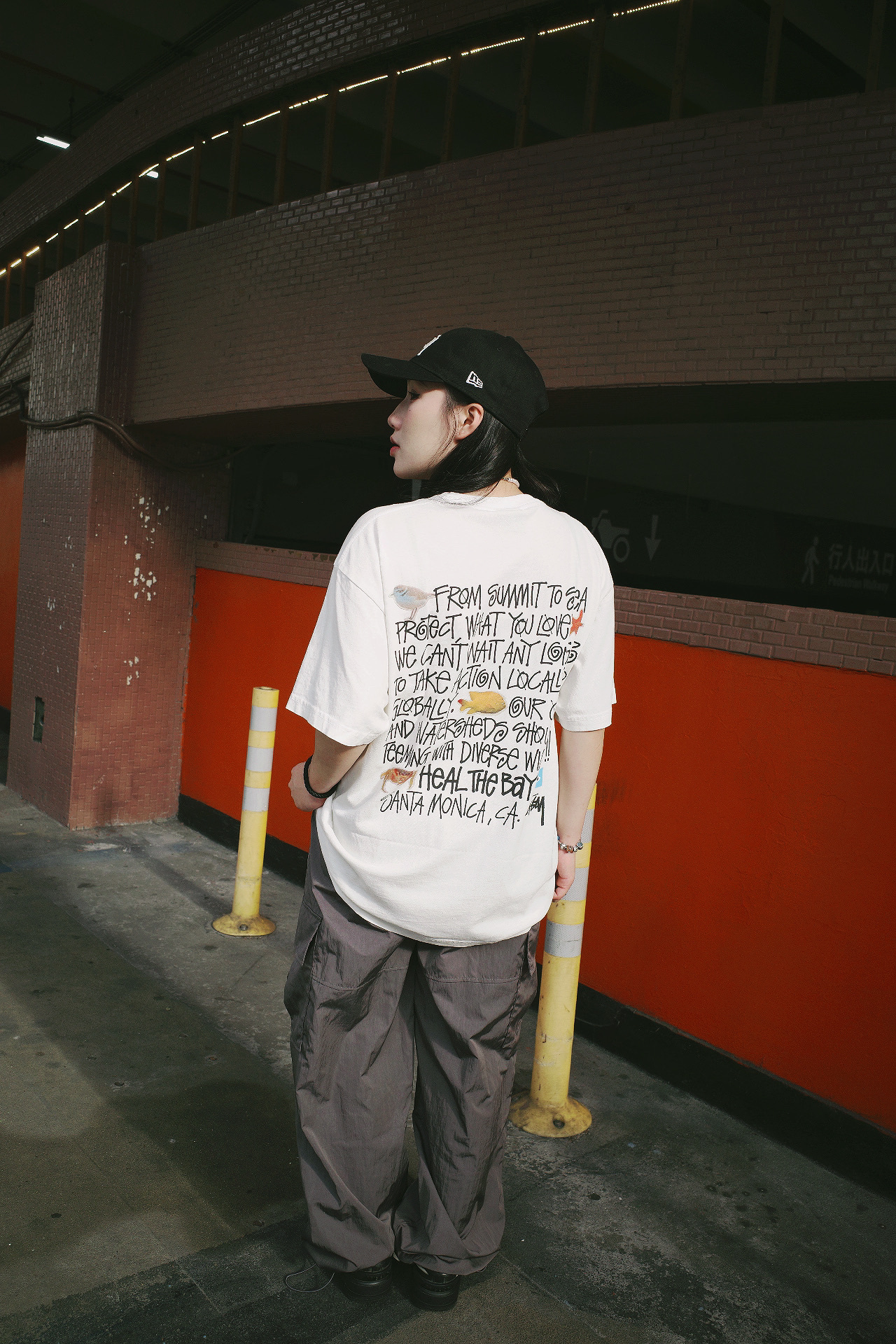 台北店限量專區㊙STÜSSY SUMMIT TO SEA 海洋TEE (黑/白)