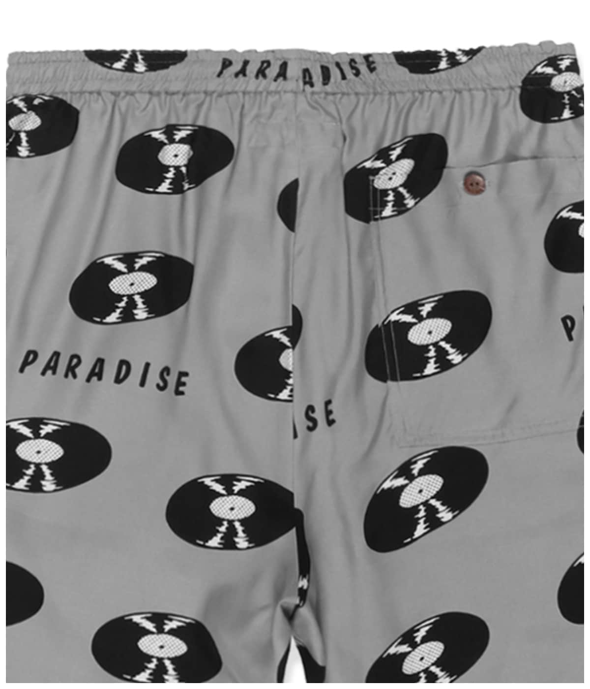 RECORDS HAWAIIAN SHORTS【GRAY】
