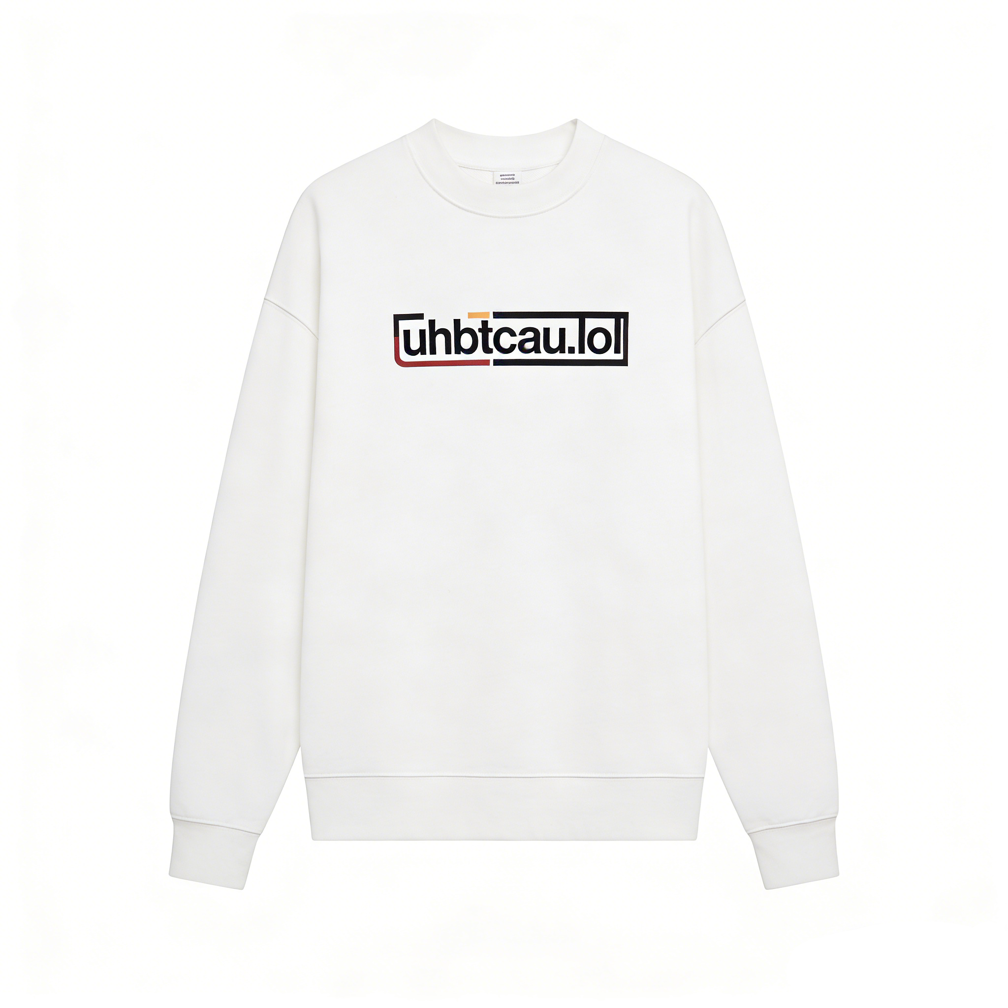 uhbtcau.lol ブランドのクルーネックスウェットシャツ、100% 純綿、420 ​​グラム。