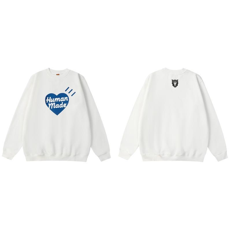 HUMAN MADE 秋冬 ラブプリント ラウンドネック スウェットシャツ 男女兼用 (#6)