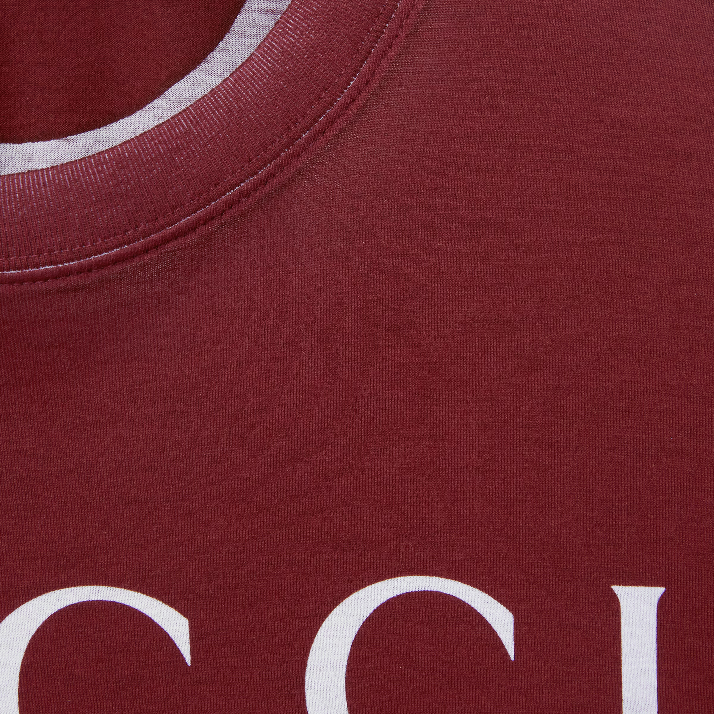 プリント コットンジャージー Tシャツ