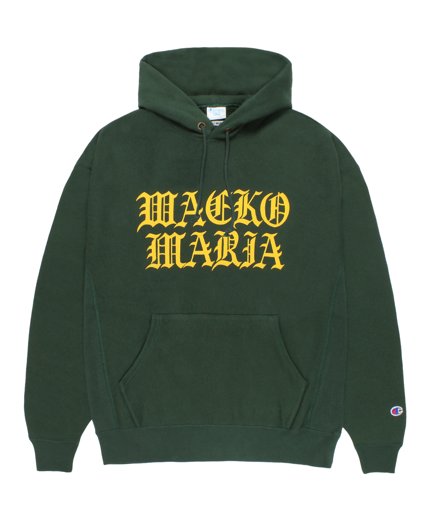 Champion / REVERSE WEAVE HOODED SWEAT SHIRT-6950-DARK GREEN
