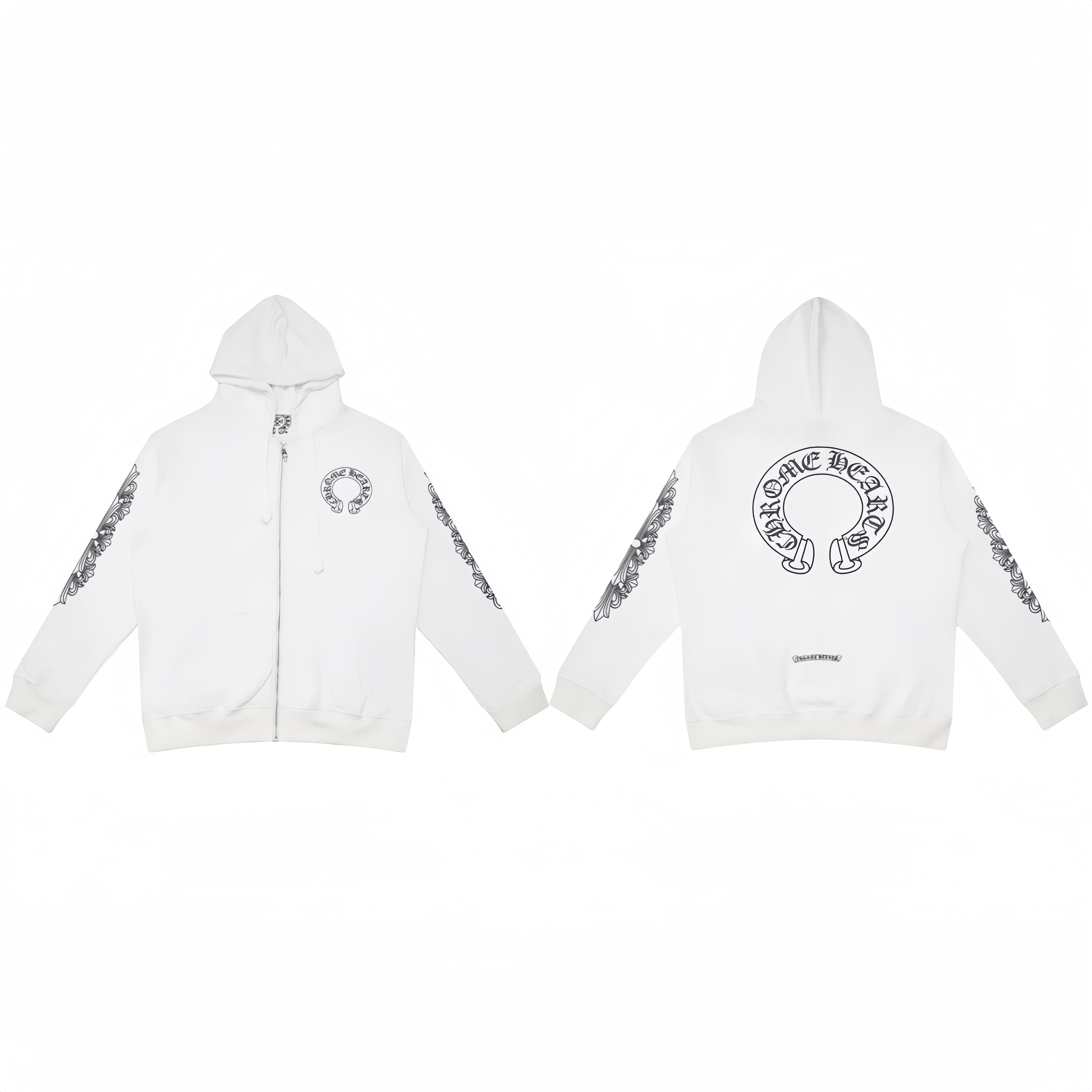 Chrome Hearts Zip Up Hoodie K5001