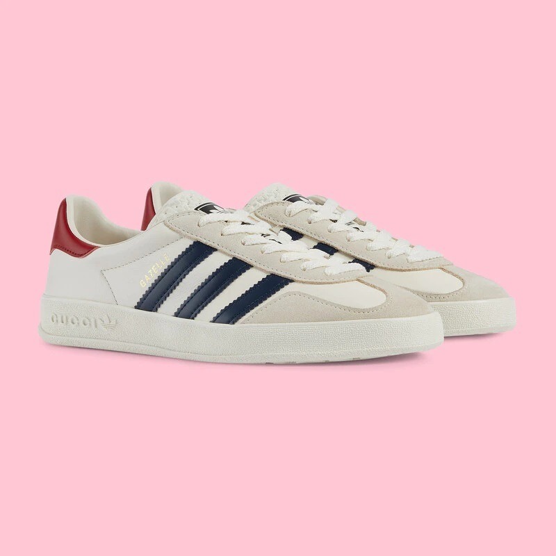 【GUCCI】× ADIDASコラボ Gazelle スニーカー(白)商品番号: sku1718966554336