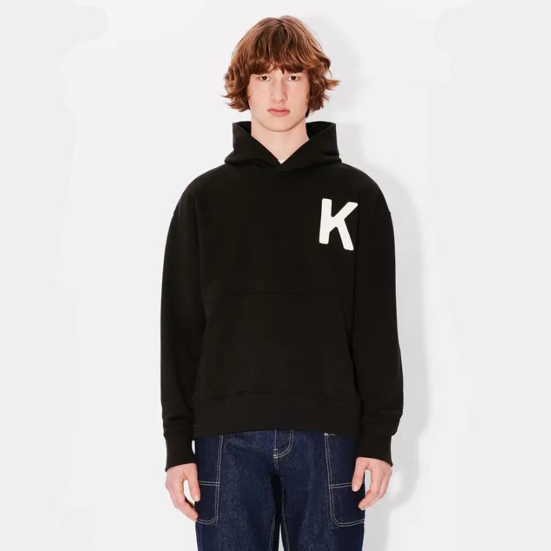 「ラッキータイガー」ジェンダーレスなオーバーサイズ刺繍パーカー