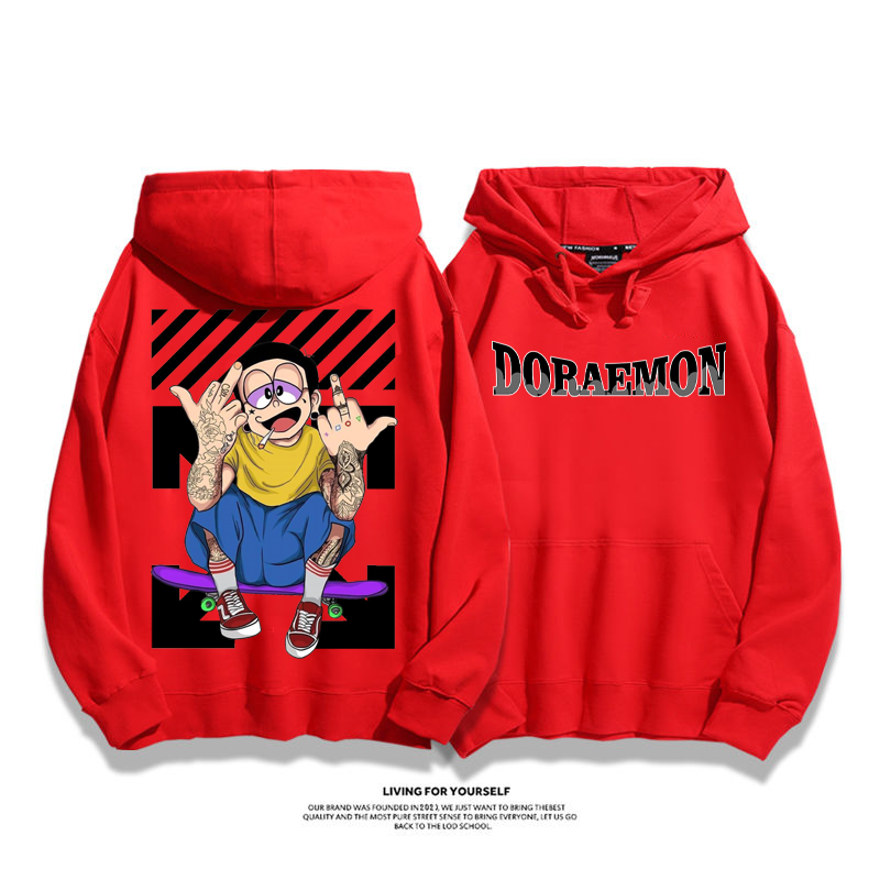 ストリートユニークな超クールな漫画ファッションパーカー