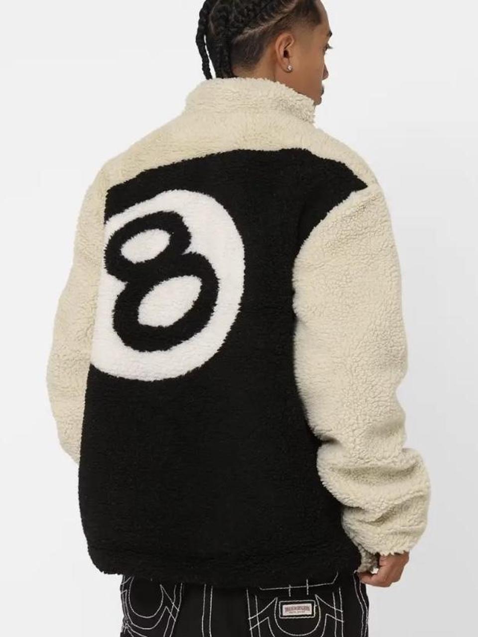 ☆送料関税込☆Stussy 8 Ball Sherpa Jacket Natural☆超人気☆