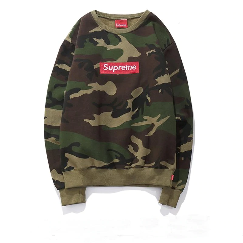 Supreme (シュプリーム) 15FW ボックスロゴ クルーネック スウェットシャツ(Box Logo Crewneck Sweatshirt) 迷彩