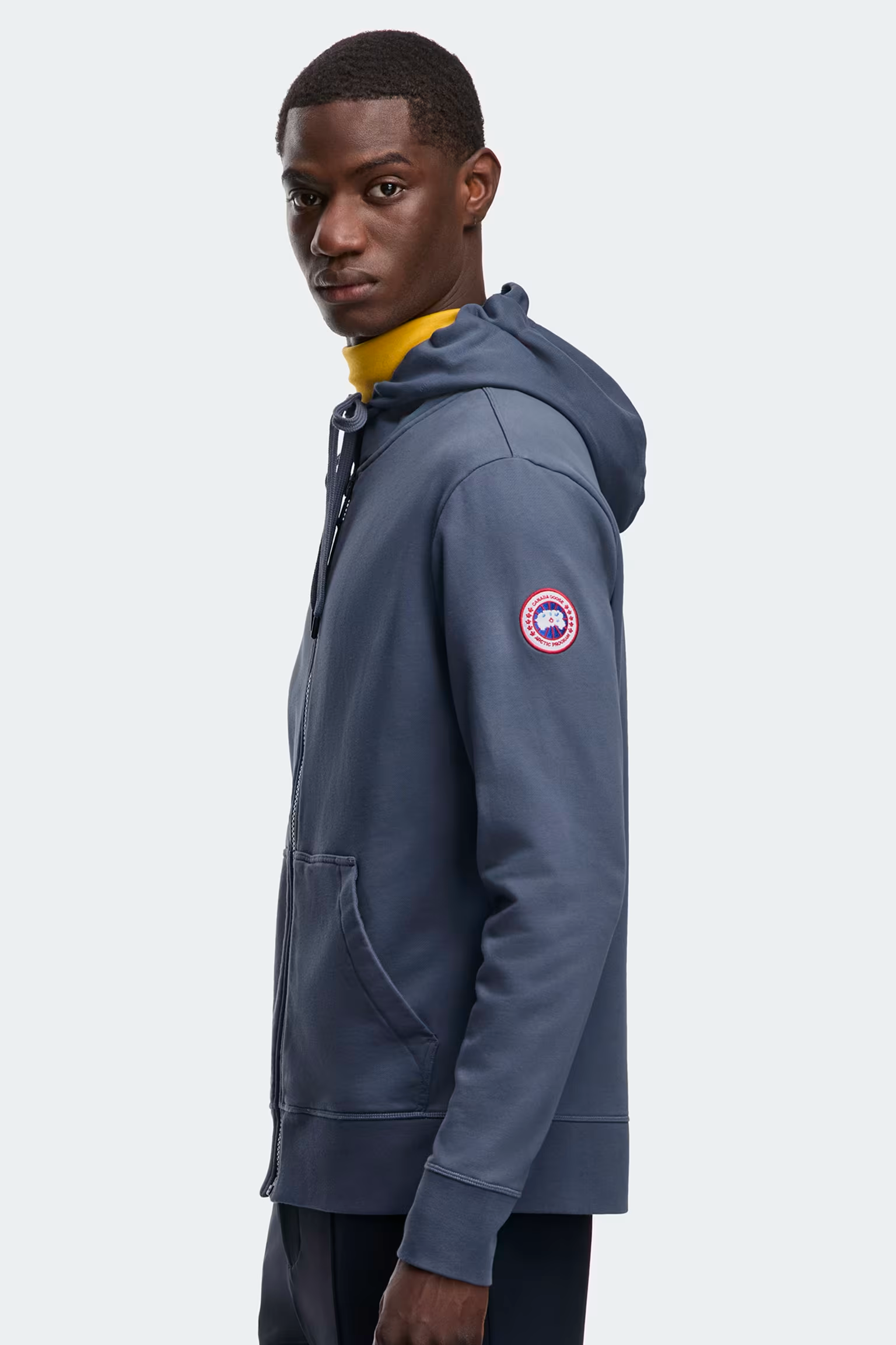 カナダグース ヒューロン フルジップ パーカー ユニセックス (オゾンブルー)