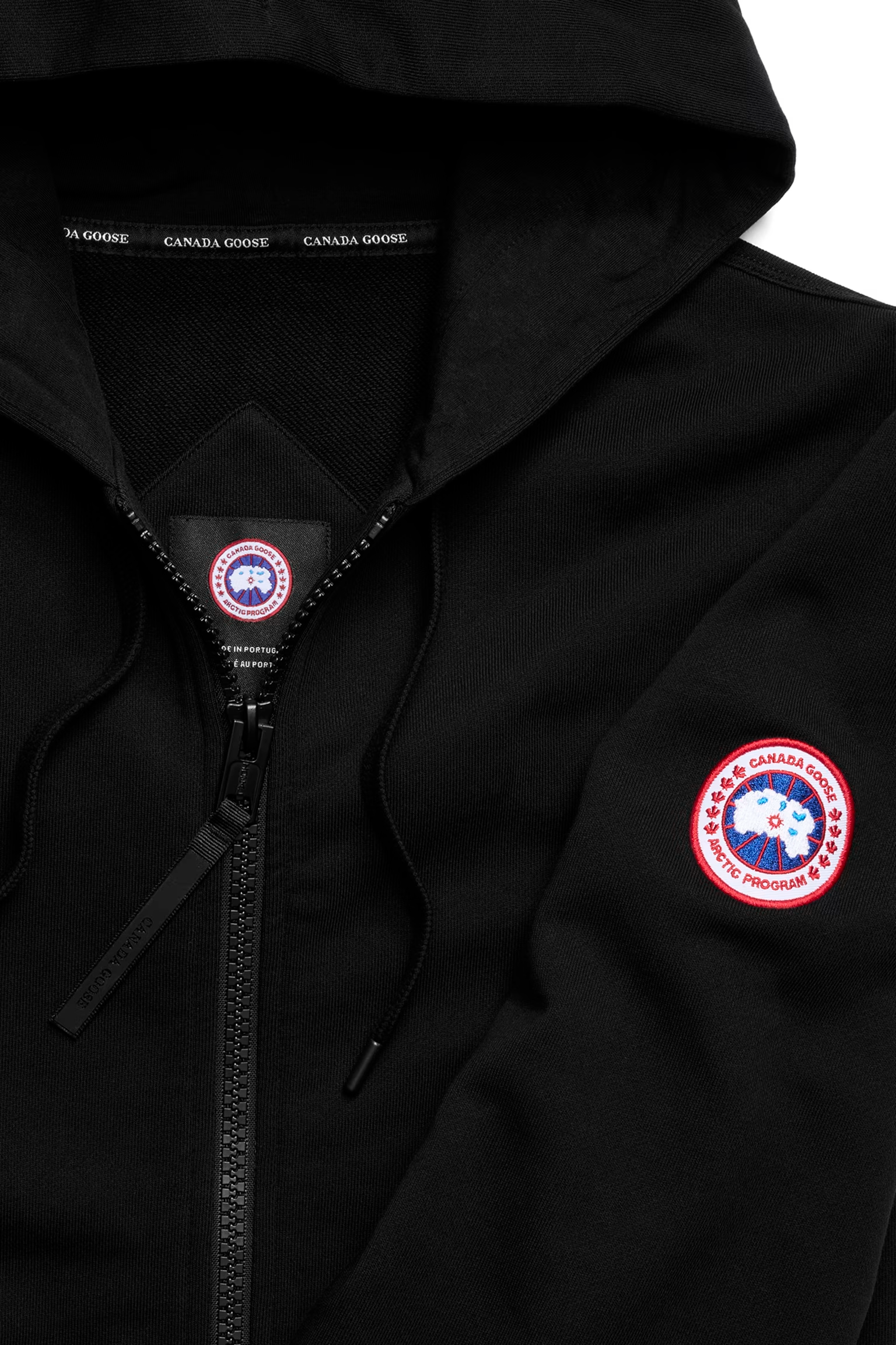 カナダグース ヒューロン フルジップ パーカー ユニセックス (ブラック)