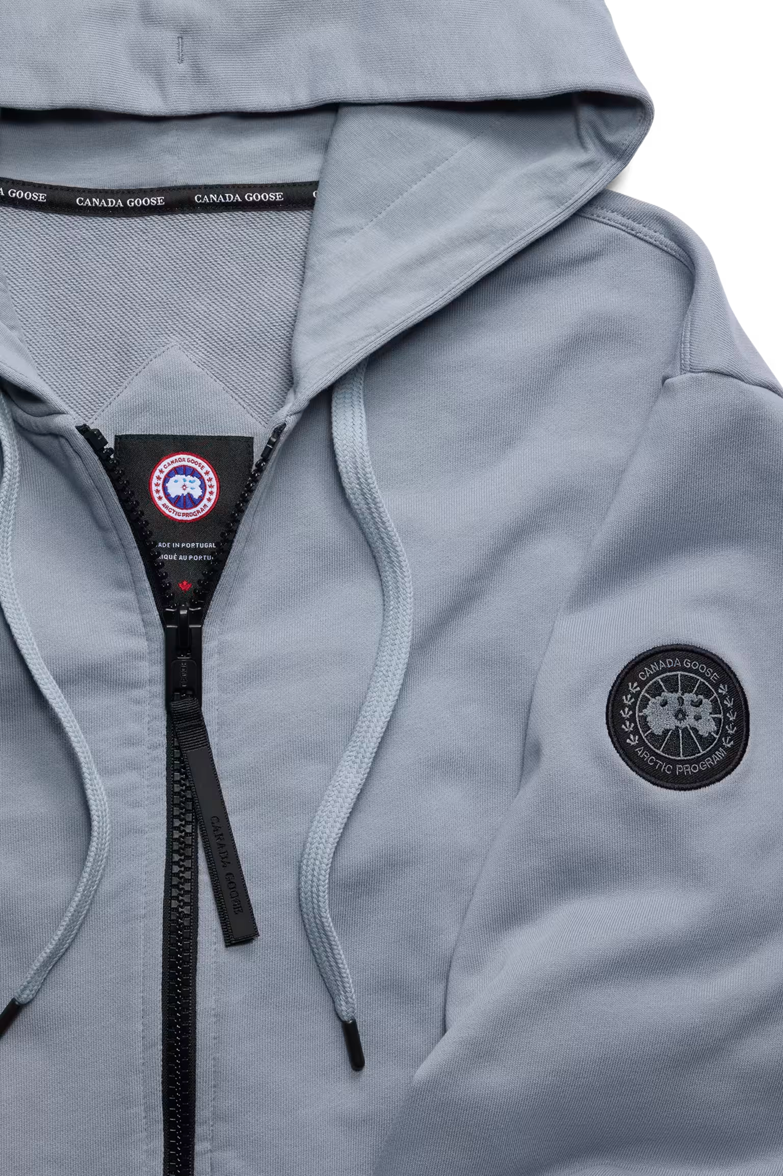 カナダグース ヒューロン フルジップ パーカー ユニセックス (ライトオゾンブルー)