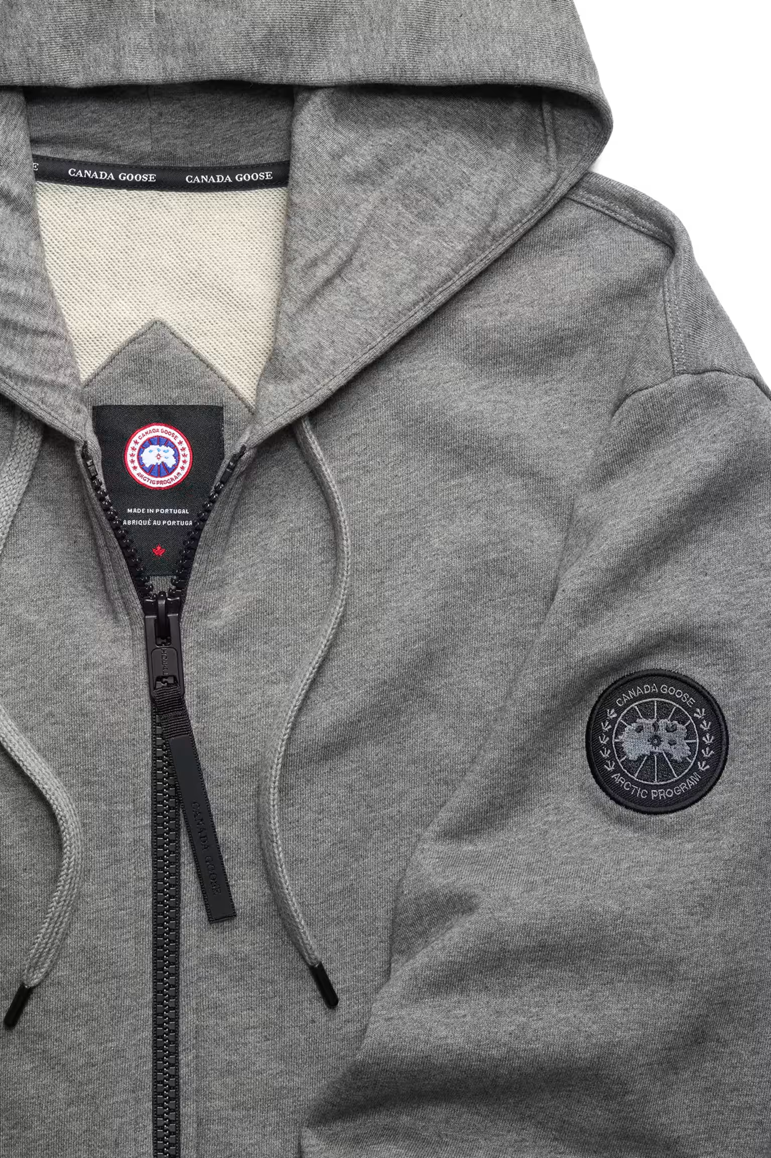 カナダグース ヒューロン フルジップ パーカー ユニセックス (ストーンヘザー)