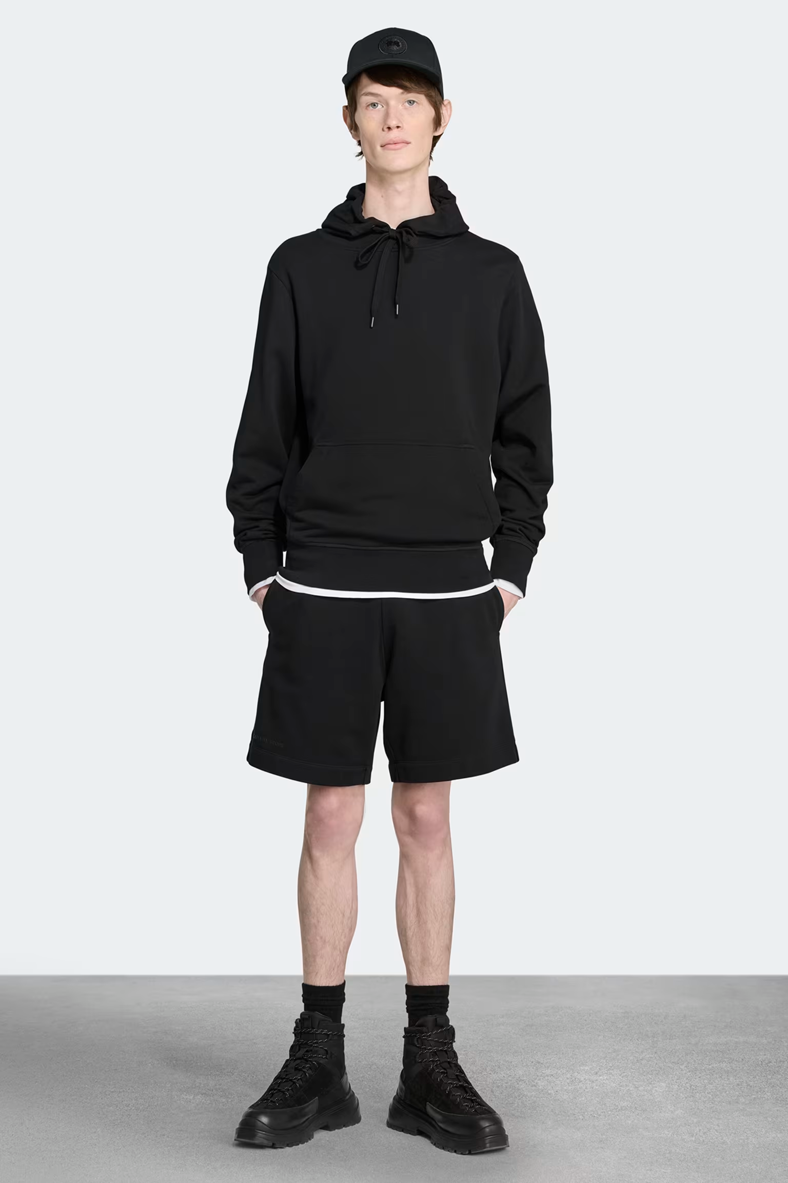 カナダグース ヒューロン フーディー ブラックレーベル (ブラック) - ユニセックス