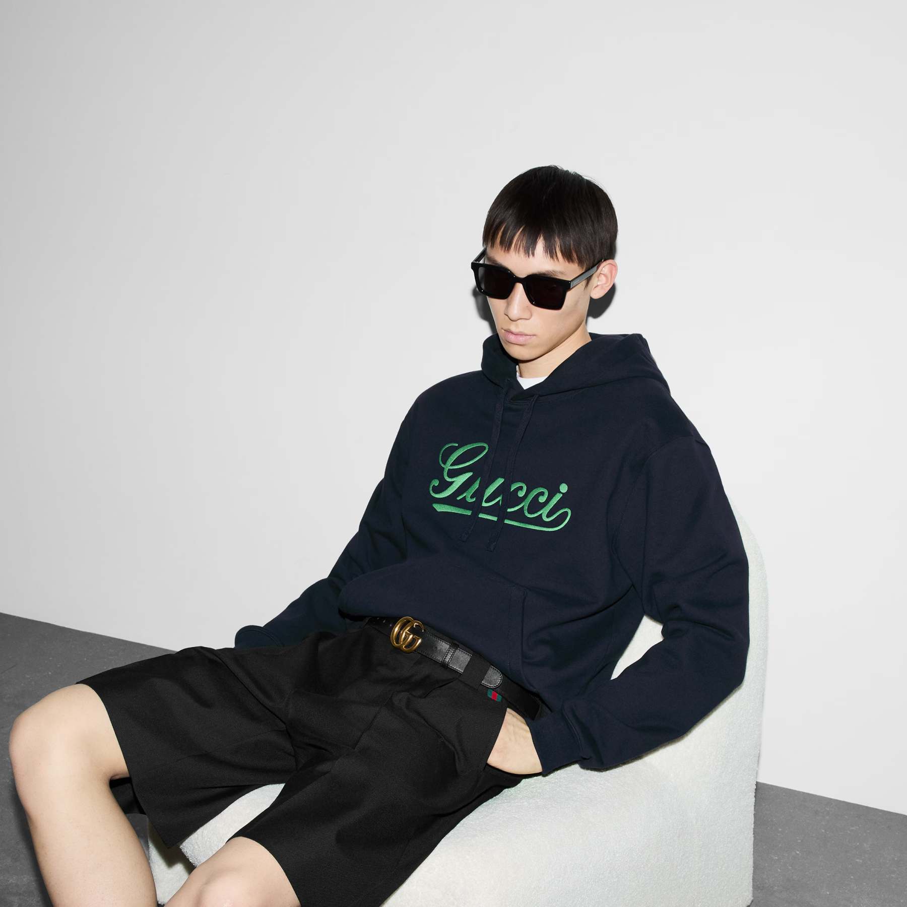 エンブロイダリー コットンジャージー スウェットシャツ