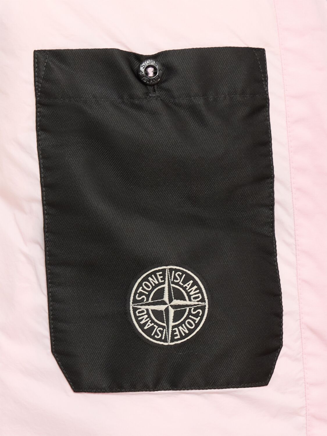 Stone Islandピンクのナイロンダウンボンバージャケット☆国内配送☆50%オフ☆