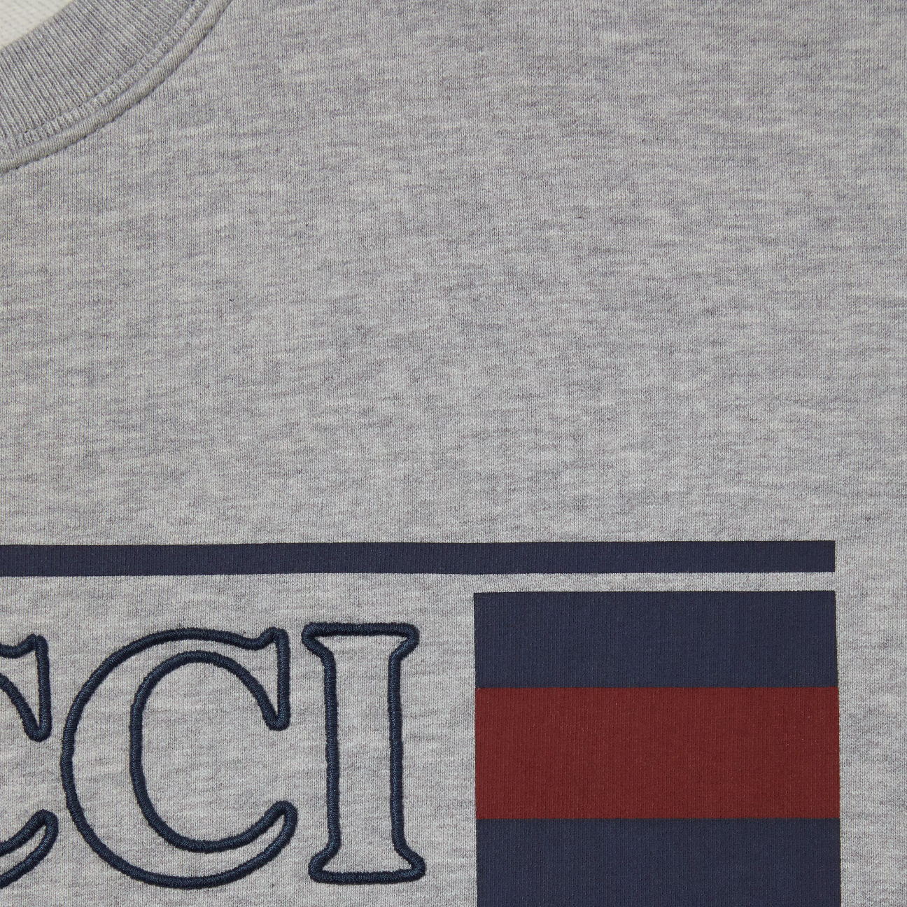 エンブロイダリー コットンジャージー スウェットシャツ