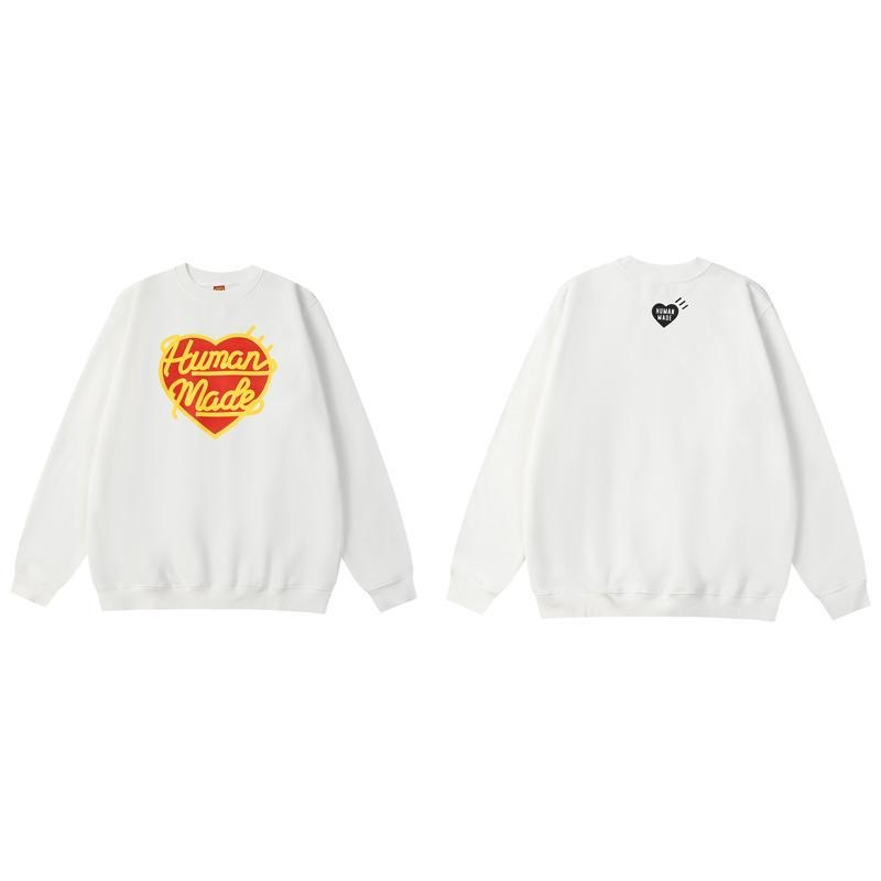 HUMAN MADE 秋冬 ラブプリント ラウンドネック スウェットシャツ 男女兼用 (#8)