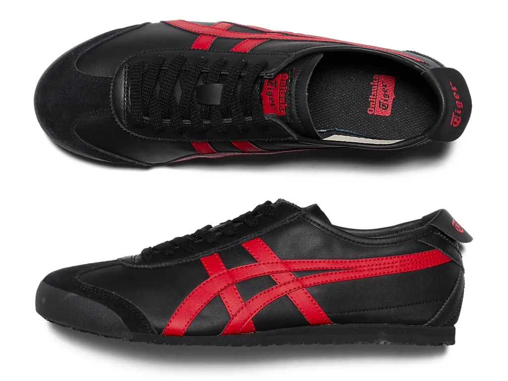 Onitsuka Tiger MEXICO 66 BLACK/CLASSIC RED（ユニセックス）