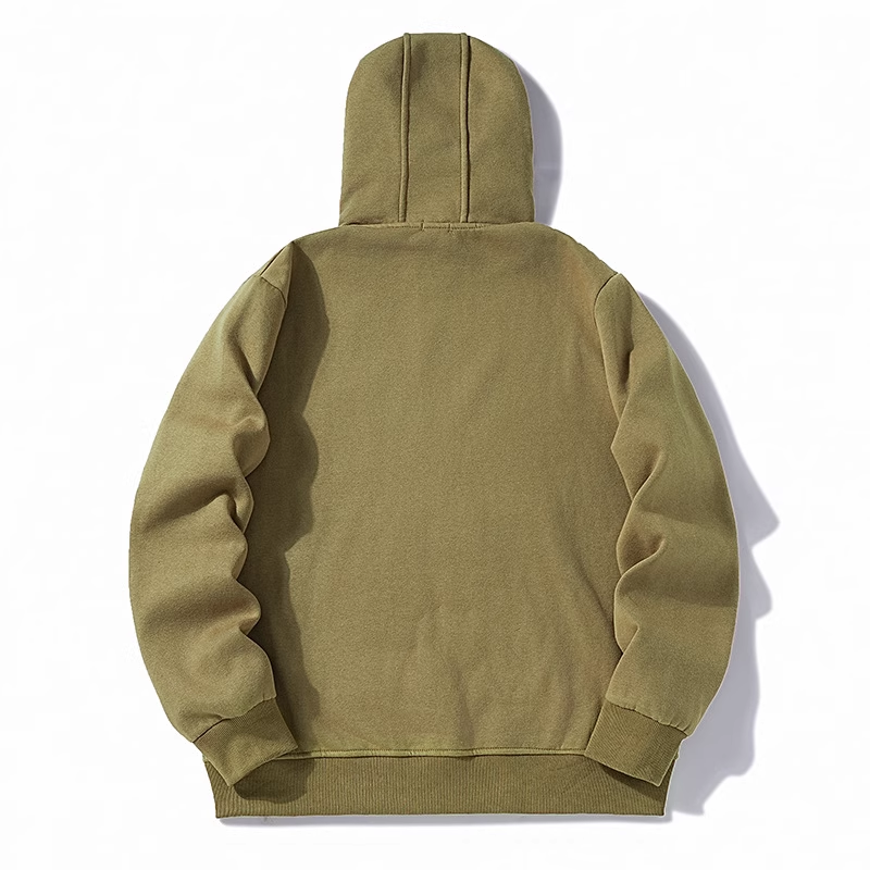 Diagonal Raised Fleece Goggle Sweatshirt カラー: Military Green